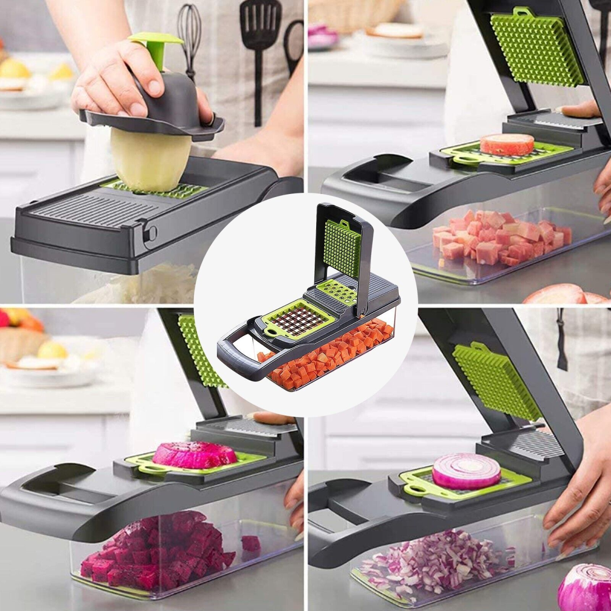 16-in-1 Vegetable Chopper & Meal Prep Tool