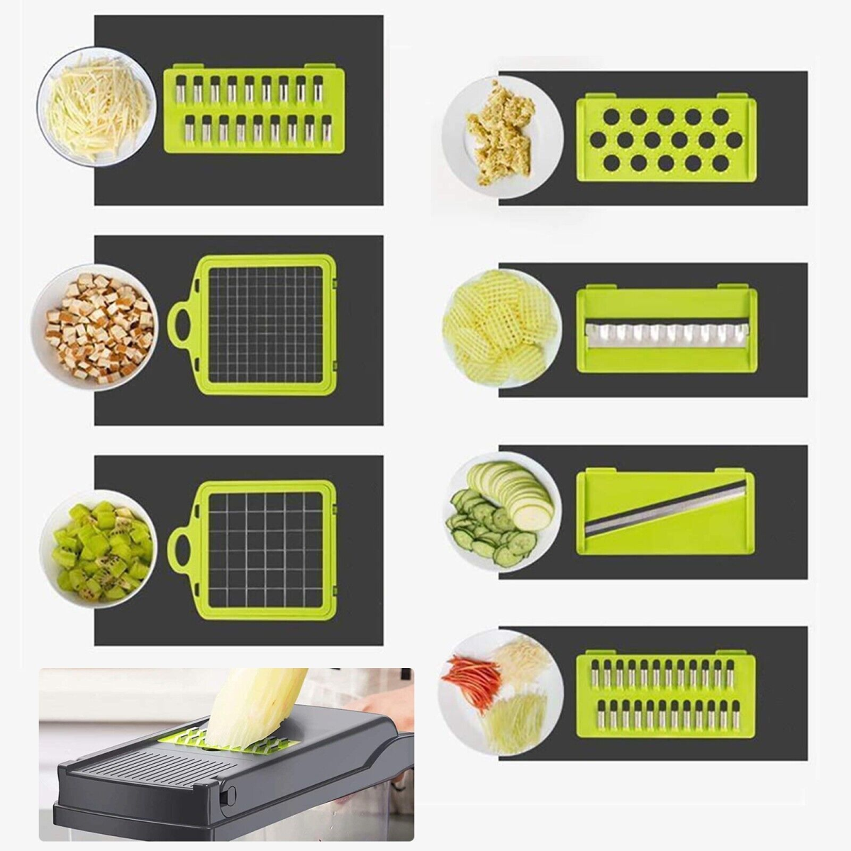 16-in-1 Vegetable Chopper & Meal Prep Tool